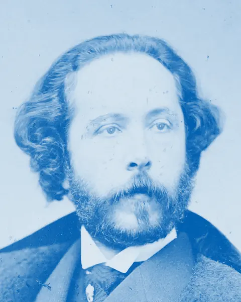Édouard Lalo, photographie de pierre petit, vers 1865.